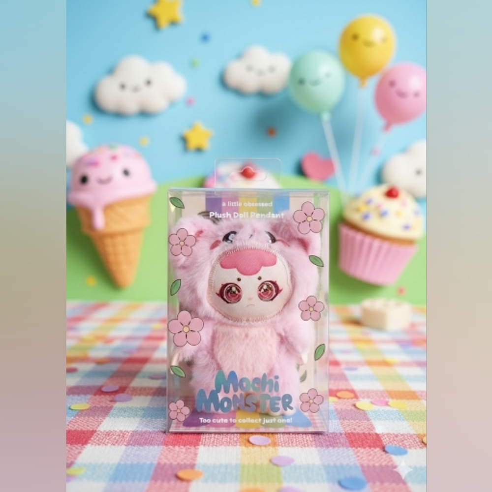 Mochi Monster Plush Pendant